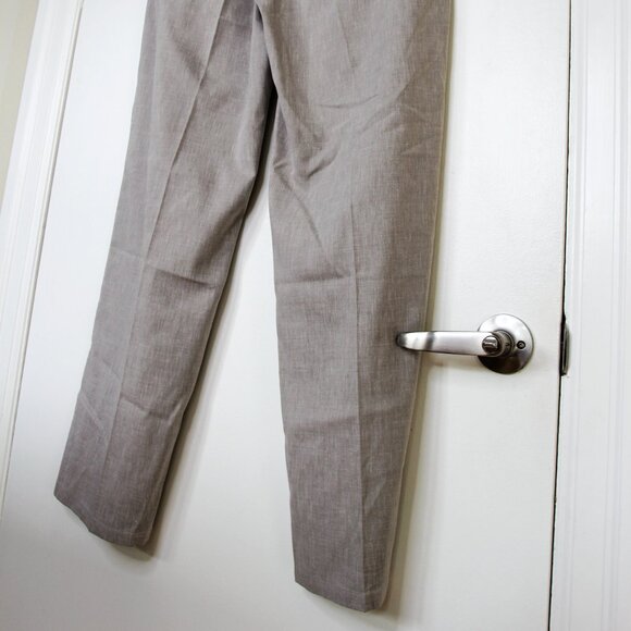 BNWT SS25 LES DEUX REECE PLEATED SLUB SUIT PANTS 34 - Picture 7 of 13